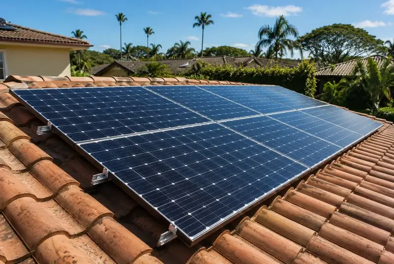 Installation de panneaux solaires à Escout